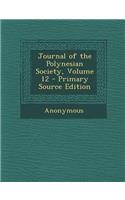 Journal of the Polynesian Society, Volume 12 - Primary Source Edition