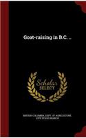 Goat-raising in B.C. ..