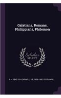 Galatians, Romans, Philippians, Philemon