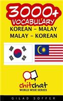 3000+ Korean - Malay Malay - Korean Vocabulary