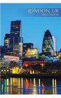 London, UK Notebook: 150 page Notebook Journal Diary