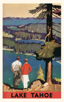 Vintage Journal Travel Poster for Lake Tahoe