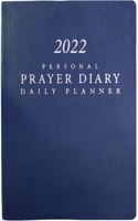 2022 Personal Prayer Diary and Daily Planner - Royal Blue (Italian Vinyl, Smooth)