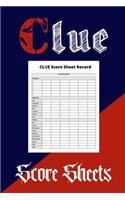 Clue score sheets