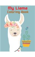 My Llama Coloring Book