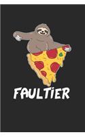 Faultier Notizbuch