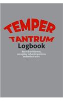 Temper Tantrum Logbook
