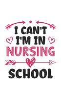 I Can't I'm In Nursing School