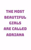 Adriana Girl Woman Notebook