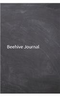 Beehive Journal: Notebook, Diary, 6"x9" Blank Lined Pages, 121 Pages. Unique beekeeper gifts and bee conservation gifts to work as a beehive log book to keep beehive