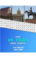 UK Towns word search for Seniors