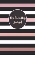 One Line A Day Journal