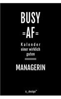 Kalender für Manager / Managerin: Immerwährender Kalender / 365 Tage Tagebuch / Journal [3 Tage pro Seite] für Notizen, Planung / Planungen / Planer, Erinnerungen, Sprüche