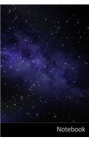 Notebook: Celestial Notebook / Journal / Diary / Composition Book / Planner / Log Book / Notes - 6 x 9 inches (15,24 x 22,86 cm), 110 wide ruled pages with da