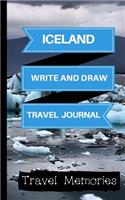 Iceland Write and Draw Travel Journal