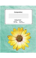 Sunflower College Ruled Composition Book