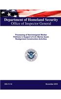 Processing of Nonimmigrant Worker Petitions in Support of U.S. Marine Guam Realignment Constructio