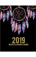2019 Weekly Cleaning Planner: Pretty Book, 2019 Weekly Cleaning Checklist, Household Chores List, Cleaning Routine Weekly Cleaning Checklist 8.5" X 11" Cleaning and Organizing Yo