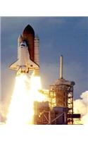 Space Shuttle Launch Astronomy Science School Composition Book 130 Pages