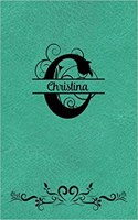 Split Letter Personalized Name Journal - Christina