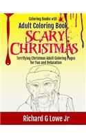 Adult Coloring Book Scary Christmas