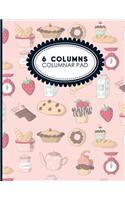 6 Columns Columnar Pad: (6 Columns Columnar Pad)