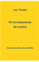 Pri la testamento de Lenino