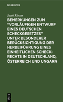 Bemerkungen Zum 