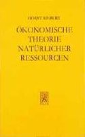Okonomische Theorie Naturlicher Ressourcen