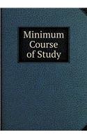 Minimum Course of Study: (English)