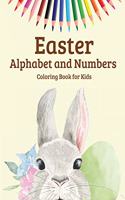 Easter Alphabet and Numbers Coloring Book for Kids