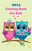 Owls Coloring Book For Kids