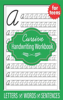 Cursive Handwriting Workbook for Teens