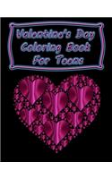 Valentine's Day Coloring Book For Teens