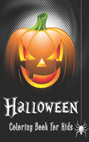 Halloween Coloring Book For Kids: Halloween Designs Spooky Pumpkins Halloween Characters With Witches, Ghosts, Pumpkins, Vampires, Zombies, and More!