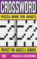 Crossword Puzzle Book For Adults: Puzzles Book Gift for Adults and Puzzlers Fans With Solutions