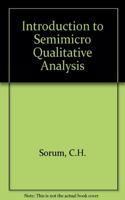 Introduction to Semimicro Qualitative Analysis