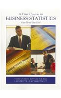 A First Course in Business Statistics