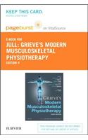 Grieve's Modern Musculoskeletal Physiotherapy - Elsevier eBook on Vitalsource (Retail Access Card)