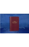 Vest-Pocket New Testament with Psalms and Proverbs-KJV: King James Version, Burgunday Imitation Leather, Psalms &amp; Proverbs