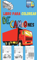Libro para Colorear de Camiones
