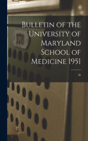 Bulletin of the University of Maryland School of Medicine 1951; 36