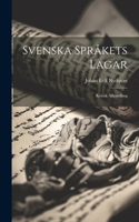 Svenska Språkets Lagar