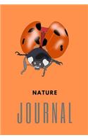 Nature Journal: 150 pages, Half Wide Ruled / Half Blank, hardy durable Matte cover.