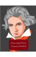 Manuscript Music Composer Notebook: (Manuscript Music Composer Notebook)