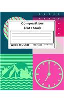 Composition Notebook Wide Ruled