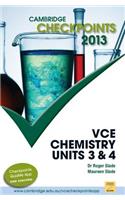 Cambridge Checkpoints VCE Chemistry Units 3 and 4 2013
