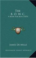 The B. O. W. C.: A Book for Boys (1870)