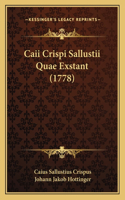 Caii Crispi Sallustii Quae Exstant (1778)