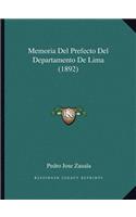 Memoria del Prefecto del Departamento de Lima (1892)